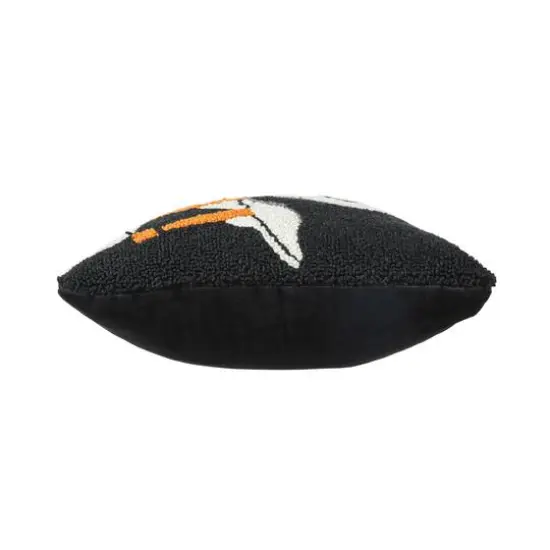 Glitzhome&reg; 14" Hooked Halloween Ghost "BOO" Pillow {8}