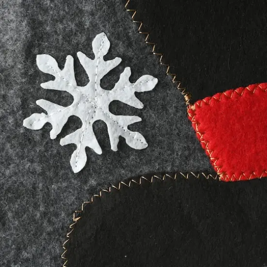 Holiday Snowman Bathroom Seat & Floor Cover Set {5}