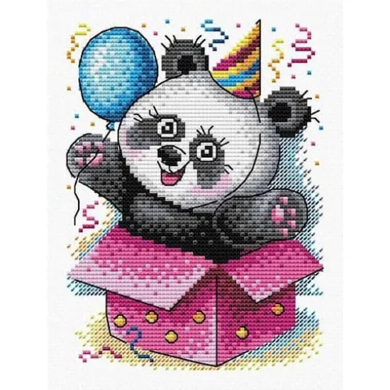 MP Studia Cartoon Panda Cross Stitch Kit {1}