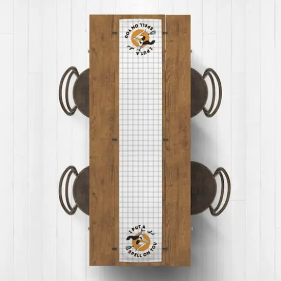 90" Retro Witch Table Runner {3}