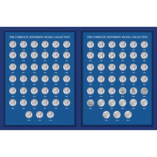 Complete Jefferson Nickel Year Collection 1938-2017 {1}