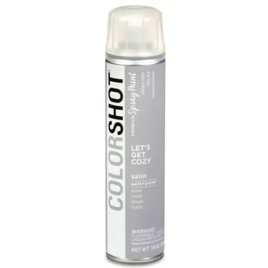 COLORSHOT&reg; Premium Satin Spray Paint Let's Get Cozy {9}