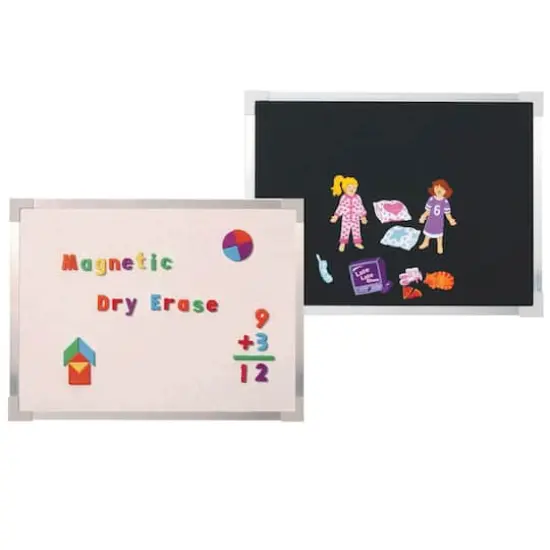 Crestline Magnetic Dry-Erase & Flannel Board {1}