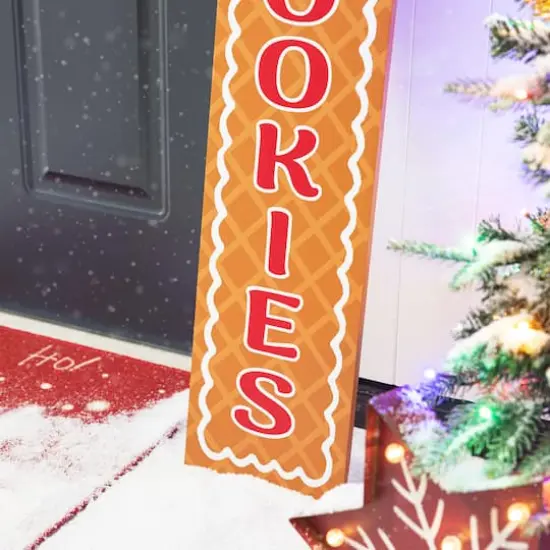 Glitzhome&reg; 42" Wood Gingerbread Man "Cookies" Porch D&eacute;cor {6}