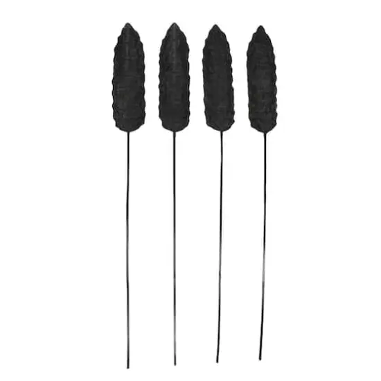 Set of 4" Black Sea Grass Eclectic Natural Foliage, 7" x 78" {1}