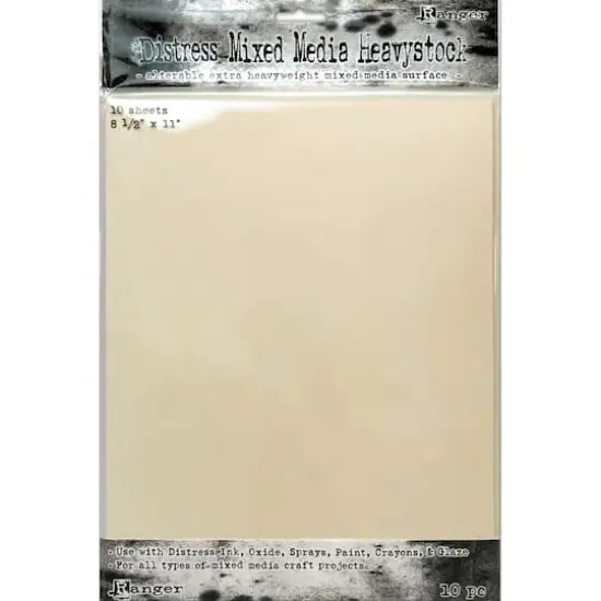 Tim Holtz&reg; Distress&reg; 8.5" x 11" Mixed Media Heavystock, 10ct. {1}