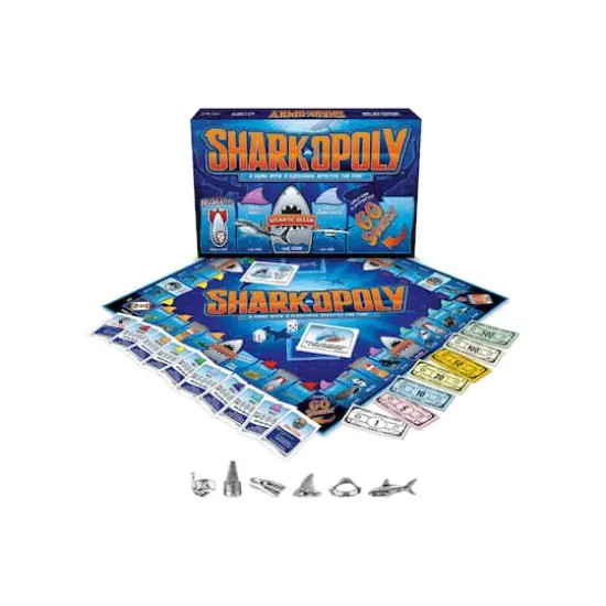 Late For The Sky Sharkopoly Game {3}