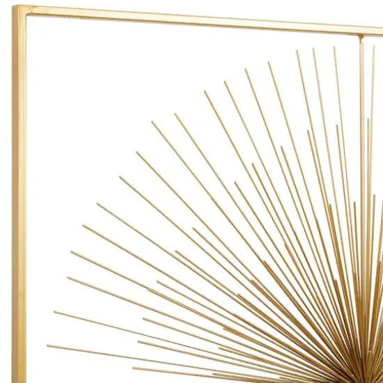 CosmoLiving by Cosmopolitan Gold Iron Modern Wall D&eacute;cor {4}