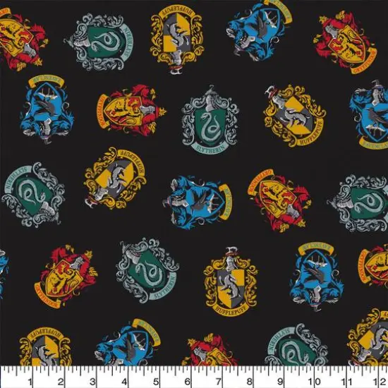 Camelot Fabrics Harry Potter School Crest Cotton Precut, 4ct. {4}