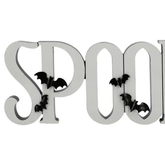 20.75" White Spooky Cutout Tabletop Sign by Ashland&reg; {3}