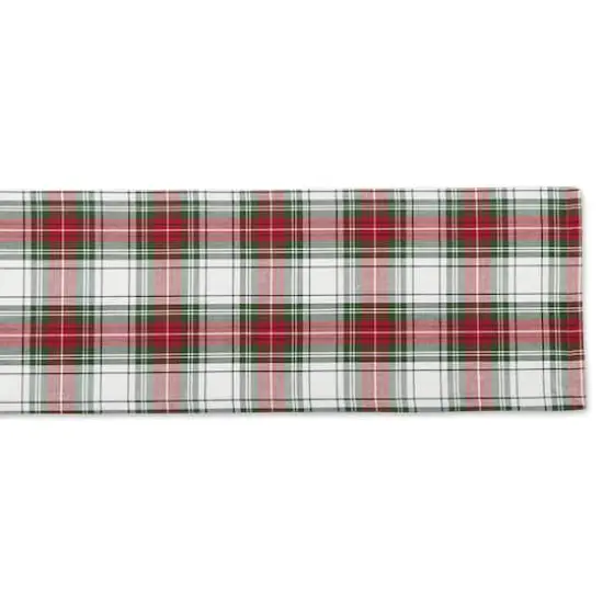 DII&reg; 108" Christmas Plaid Table Runner {3}