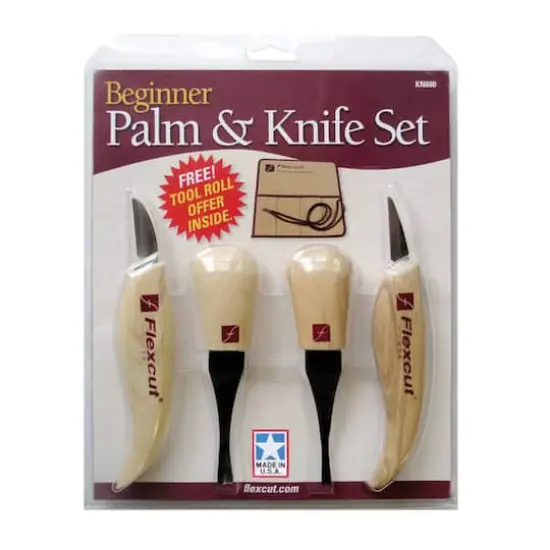 FlexCut&reg; Beginner Palm & Knife Set, 4ct. {1}