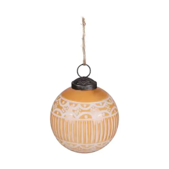 3" Light Brown Gingerbread Glass Ball Ornament by Ashland&reg; {1}