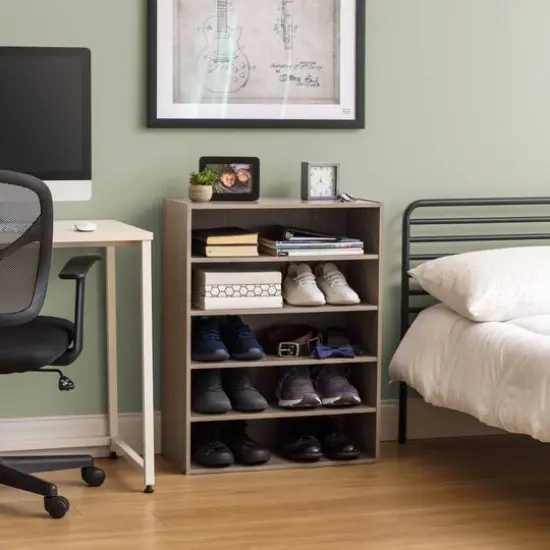 IRIS&reg; 31.5" 5-Tier Organizer Shelf Gray {9}