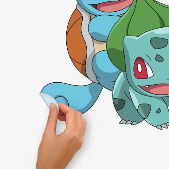 RoomMates Pok&eacute;mon Squirtle, Charmander & Bulbasaur Peel & Stick Giant Wall Decals {5}
