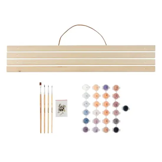 16" x 20" Beach Sunset Paint-by-Number Kit with Wood Display Hanger by Artist's Loft&reg; {3}