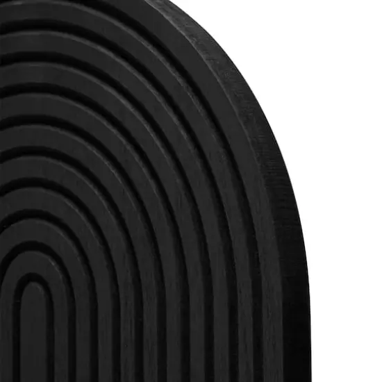 American Art Decor Lunar Ledges Wall shelf in Black - 23.75" x 14" {5}