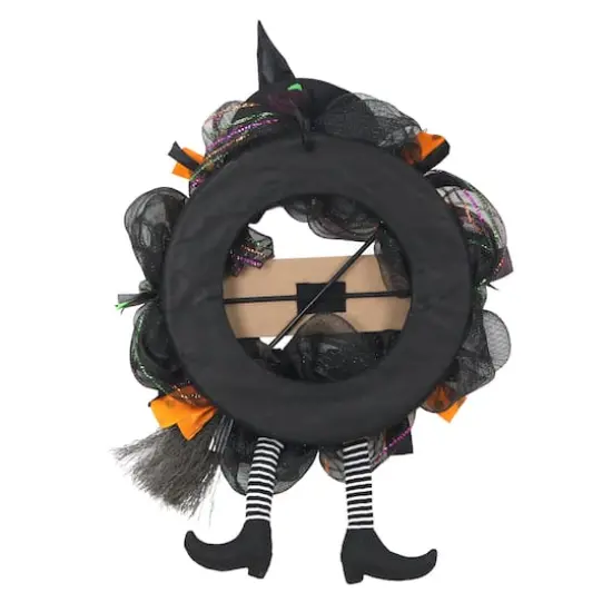 32.5" Happy Halloween Witch Wreath by Ashland&reg; {3}