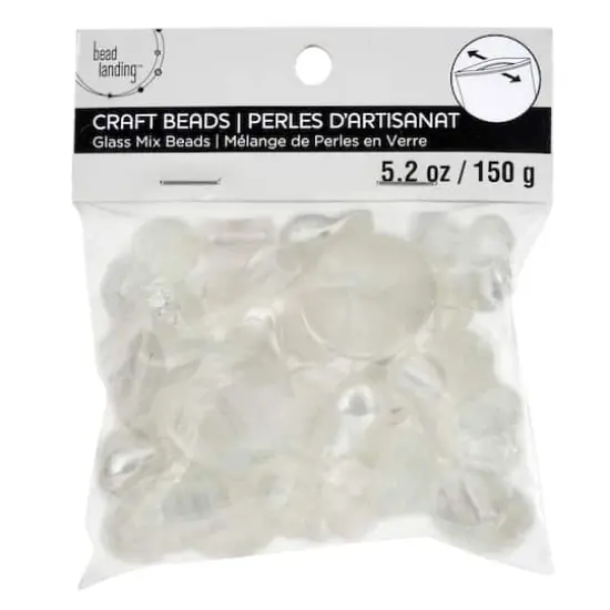 Mixed Lampwork Glass Craft Beads by Bead Landing&trade; Clear {4}