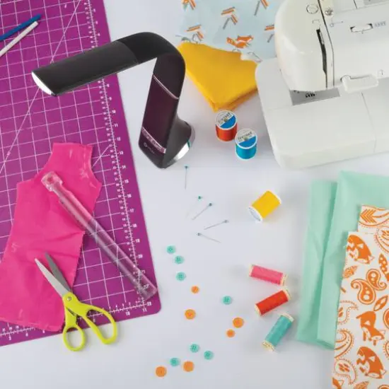 OttLite 16.5" Black LED Craft Anywhere Rechargeable Desk Lamp {7}