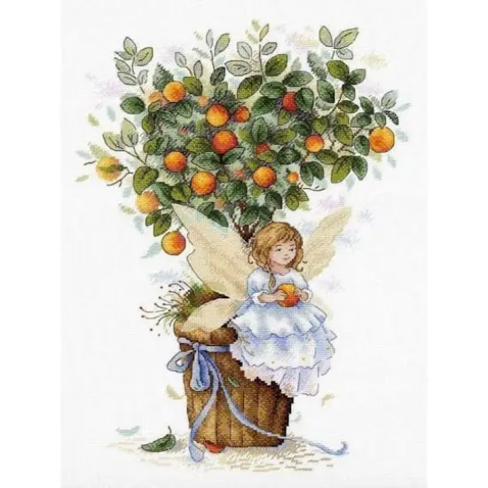 MP Studia Orange Fairy Cross Stitch Kit {1}