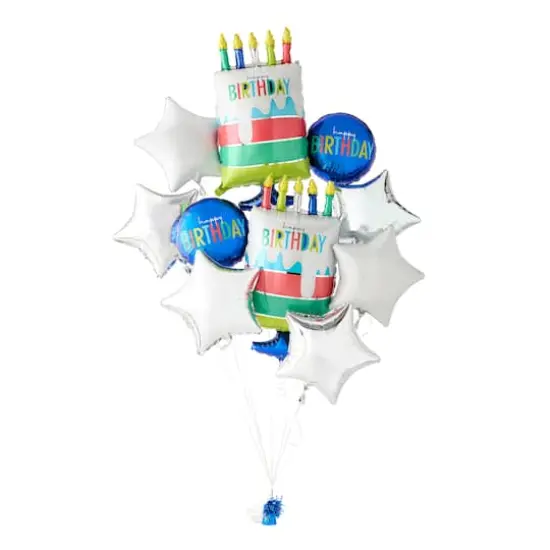 Modern Birthday Foil Balloon Bundle {3}
