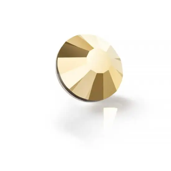 Preciosa MAXIMA SS16 Flatback Czech Crystals, 144ct. Crystal Aurum {4}