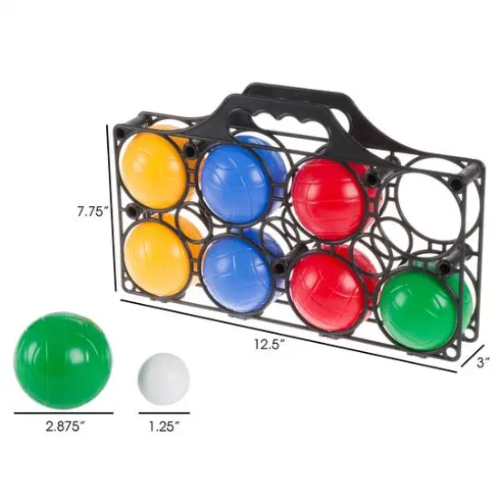 Toy Time Beginner Outdoor Bocce Ball Game Set {3}
