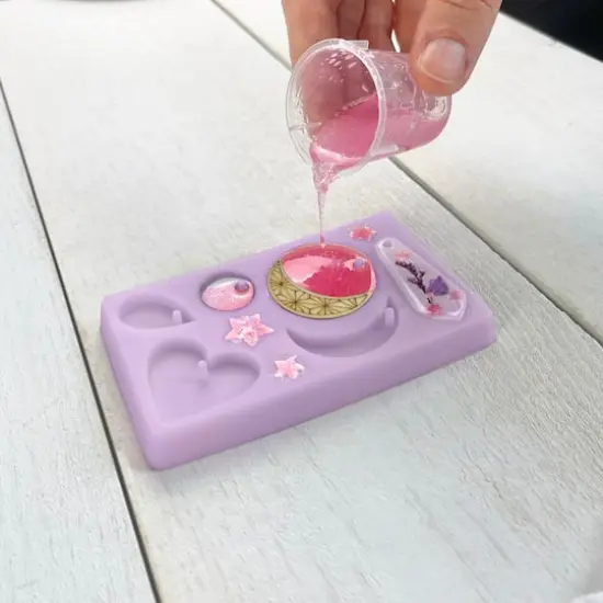 Wish Craft&trade; Wood & Resin Charm Jewelry Craft Kit {4}