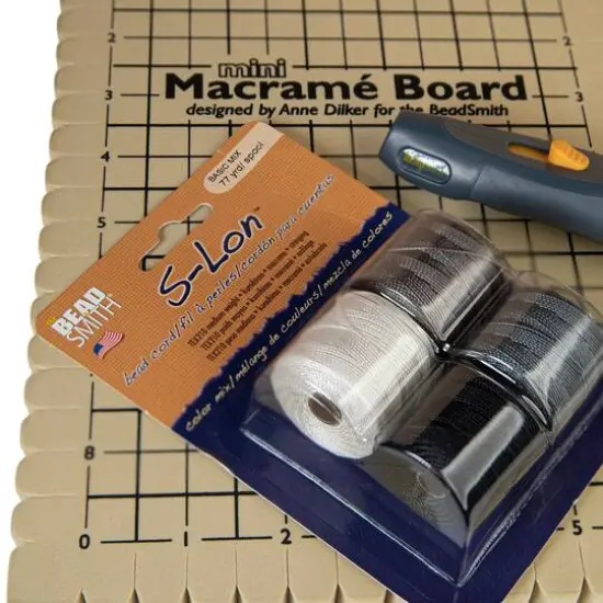 The Beadsmith&reg; S-Lon&trade; 0.5mm Basic Bead Cord Mix {5}