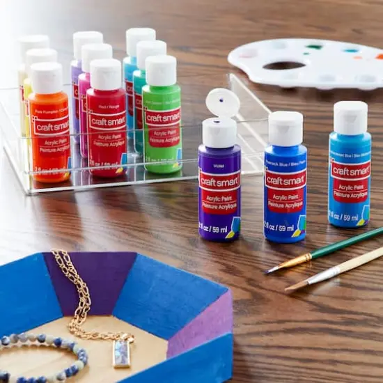 12 Color Bright Acrylic Paint Value Pack by Craft Smart&reg; {6}