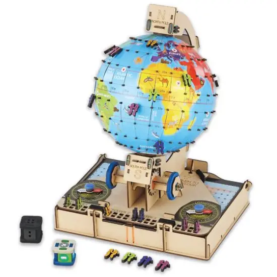 Elenco&reg; Smartivity&reg; Globe Explorer Wooden Model Engineering STEM Learning Toy {3}
