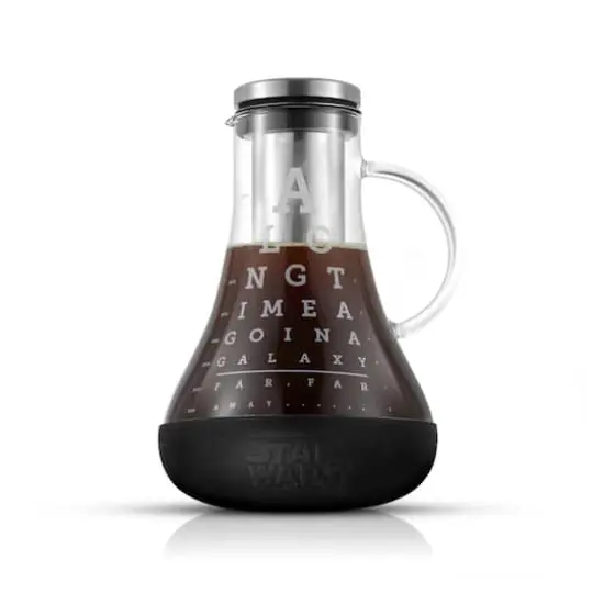 JoyJolt&reg; Star Wars&trade;&nbsp;48oz. Eye Chart Cold Brew Glass Pitcher {1}