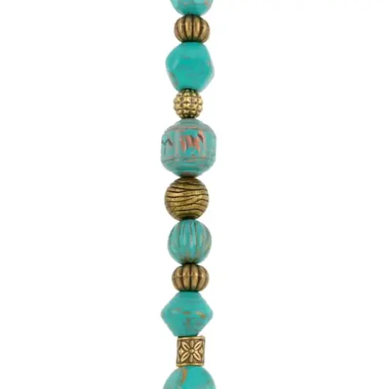 Brass Oxide & Patina Embossed Metal Round Beads by Bead Landing&trade; {1}