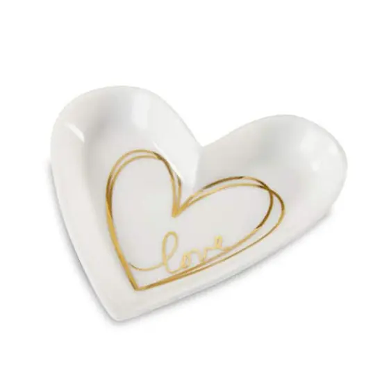 Kate Aspen&reg; Heart Shaped Trinket Dish, 2ct. {1}