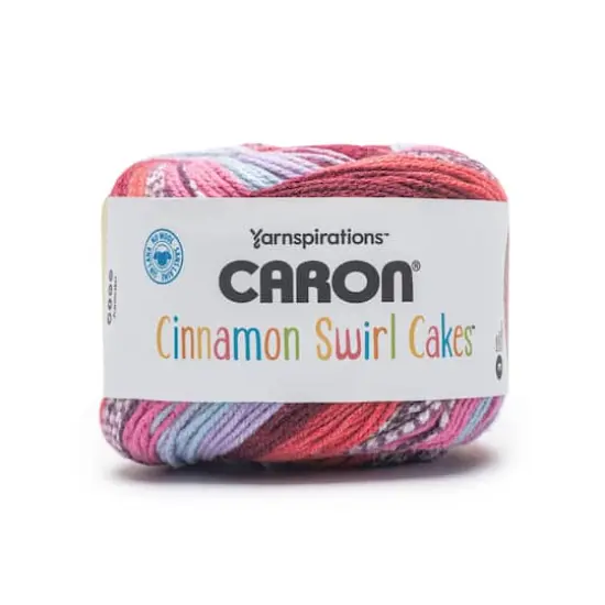 Caron&reg; Cinnamon Swirl Cakes&trade; Yarn Strawberry Swirl {1}