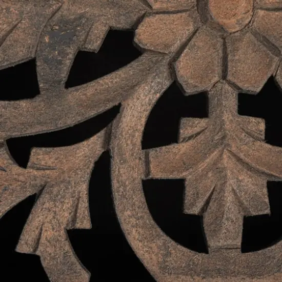 Hello Honey&reg; Espresso Carved Reclaimed & Mango Wood Nesting Boxes Set {6}