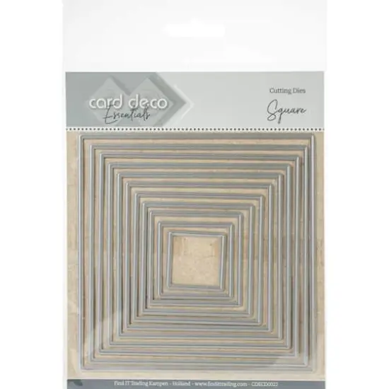 Find It Trading Card Deco Essentials Nesting Cutting Dies-Square {1}