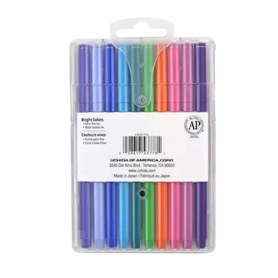 Marvy&reg; Uchida LePen&reg; Extra Fine 10 Color Bright Pen Set {6}