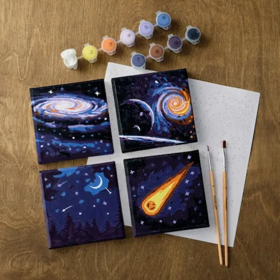Galaxy Paint-by-Number Gallery Mini Kit by Artist's Loft&reg; {1}