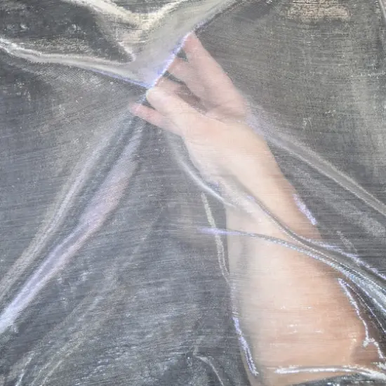 Feldman Silver Metallic Knit Fabric {4}