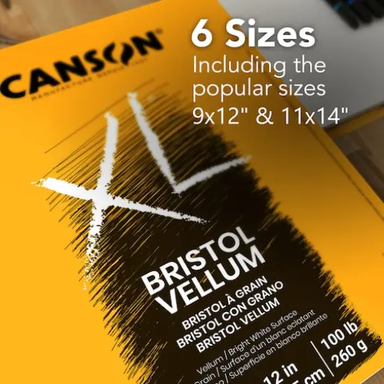 Canson&reg; XL&reg; Bristol Spiral Vellum Pad {5}