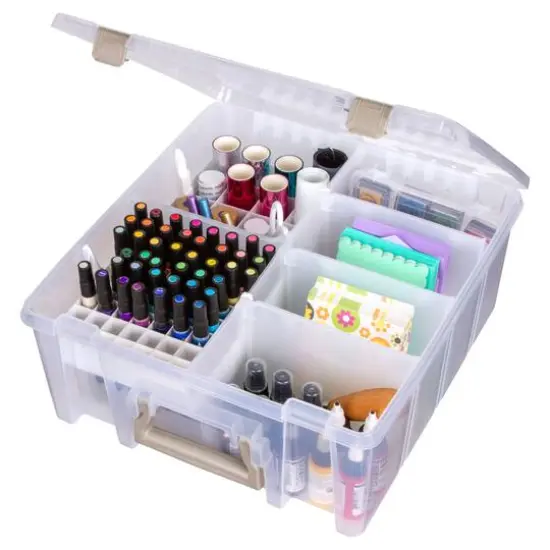 ArtBin® Double Deep With Accessory Tray & Dividers Super Satchel Box {7}