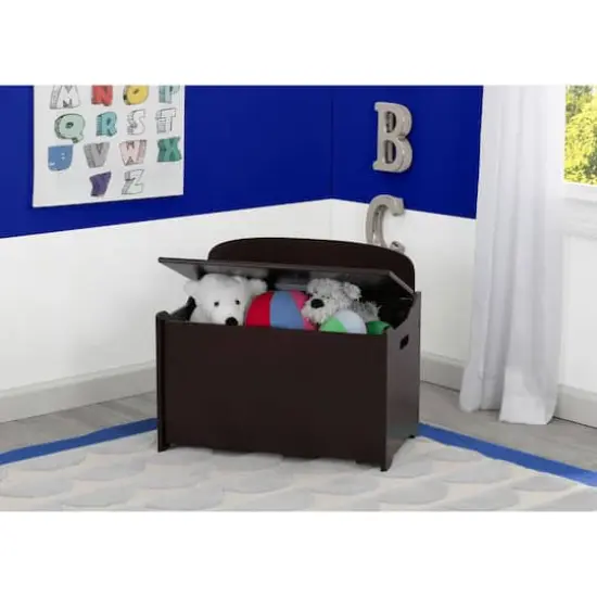 Delta Children MySize Deluxe Toy Box Dark Chocolate {4}