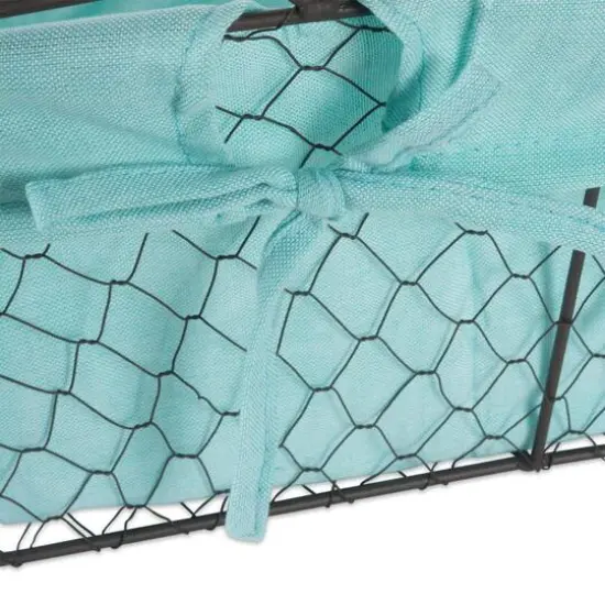 DII&reg; Aqua Chicken Wire Egg Basket {8}