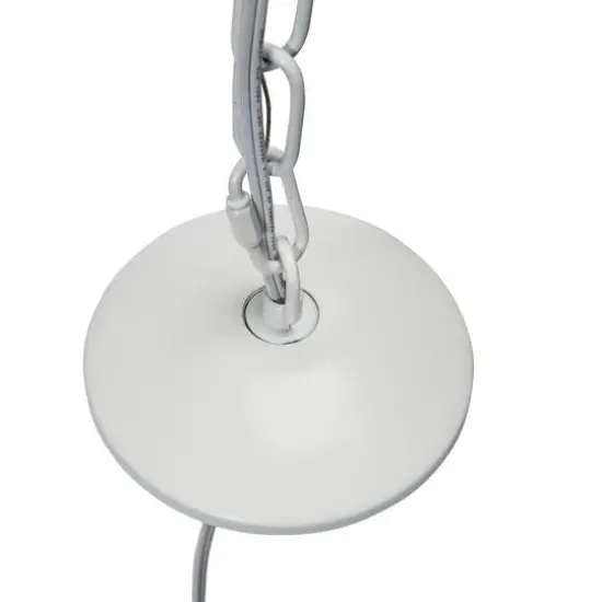 Hello Honey&reg; Robert Stevenson Lighting Alaina 14" Natural Paper Rope & Metal Ceiling Light {8}