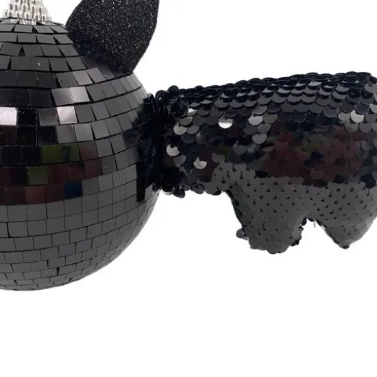 12" Hanging Disco Bat D&eacute;cor by Ashland&reg; Black {4}