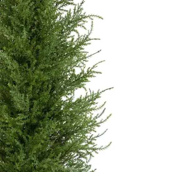 3ft. Unlit Artificial Cedar Pine Petite Arborvitae Tree in Round Pot {6}