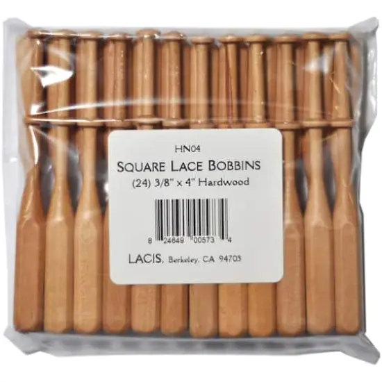 Lacis 4" Square Lace Bobbins, 24ct. {1}