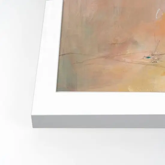 Warm Tones Abstract Framed Print {3}